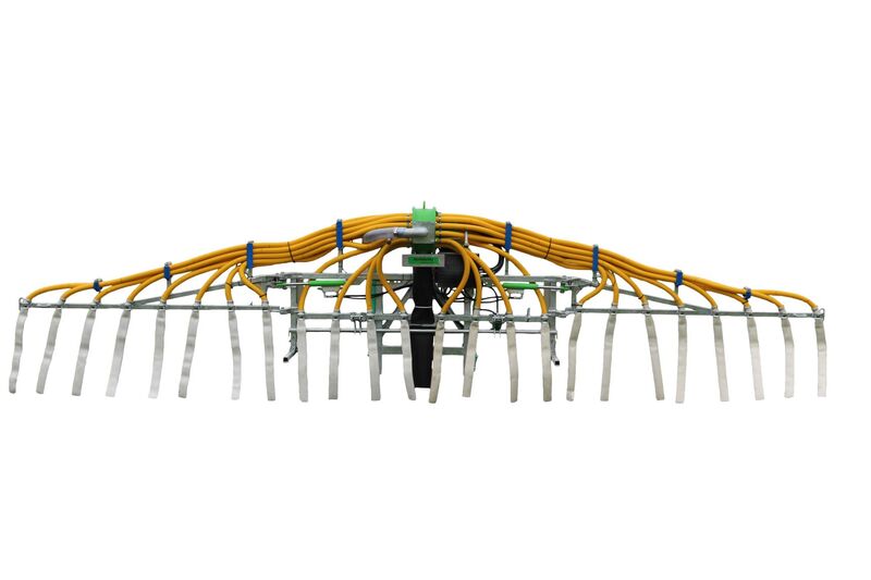 Verschiedene Modelle von Schleppschlauchverteiler und Schleppschuhverteiler